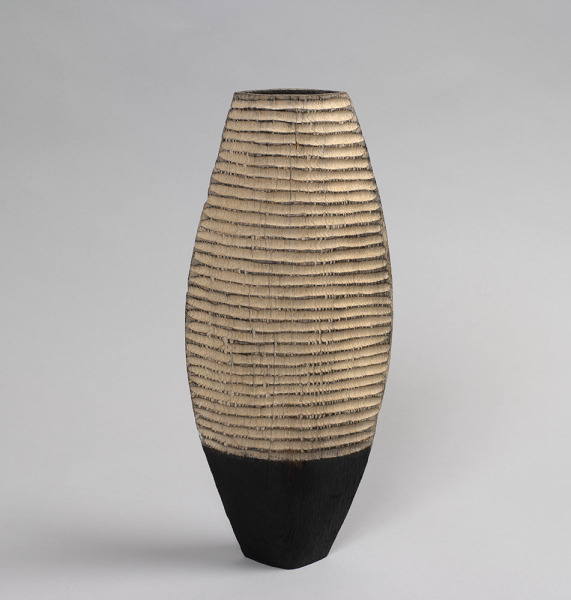 Striped Vessel, Malcolm Martin, 1998, Crafts Council Collection: W124. Photo: Todd-White Art Photography.