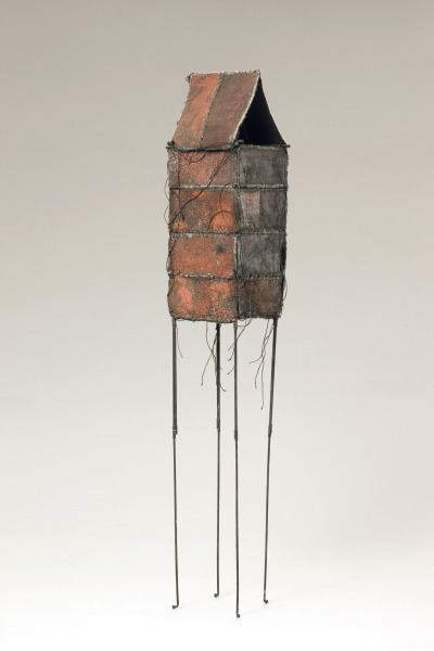 Tower form, Jean Davey Winter, 1992, Crafts Council Collection: T111. Photo: Heini Schneebeli.