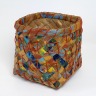 Plaited Cardboard Basket, Lois Walpole, 1983, Crafts Council Collection: W54. Photo: Todd-White Art Photography.