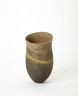 Dark Mottled Pot, Jennifer Lee, 1990. Crafts Council Collection: P389. Photo: Stokes Photo Ltd.