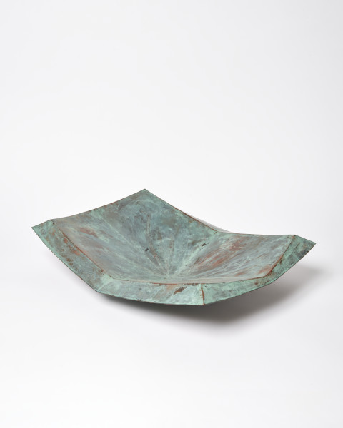 Welded Sheet Copper Bowl, Michael Savage, 1989. © Michael Savage. Crafts Council Collection: M42. Photo: Jon Stokes.