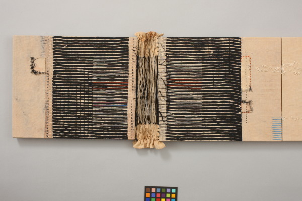 Untitled wall hanging, Caroline Bartlett, 2000, Crafts Council Collection: T161. Photo: Heini Schneebeli.