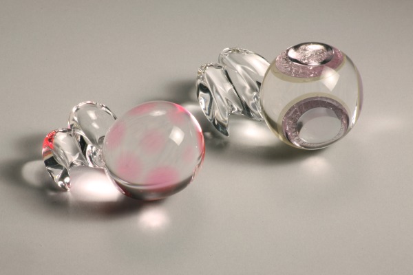 Rings with Tails, Adam Paxon, 2007, Crafts Council Collection: J285, J286. Photo: Heini Schneebeli