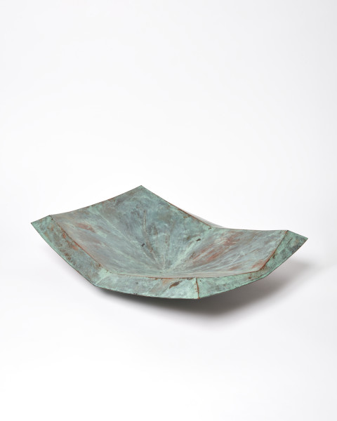 Welded Sheet Copper Bowl, Michael Savage, 1989. © Michael Savage. Crafts Council Collection: M42. Photo: Jon Stokes.