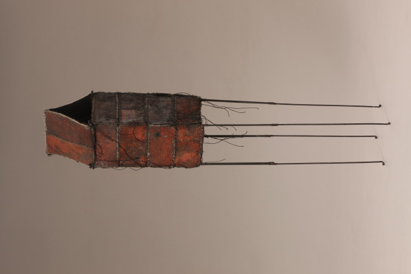 Tower form, Jean Davey Winter, 1992, Crafts Council Collection: T111. Photo: Heini Schneebeli.