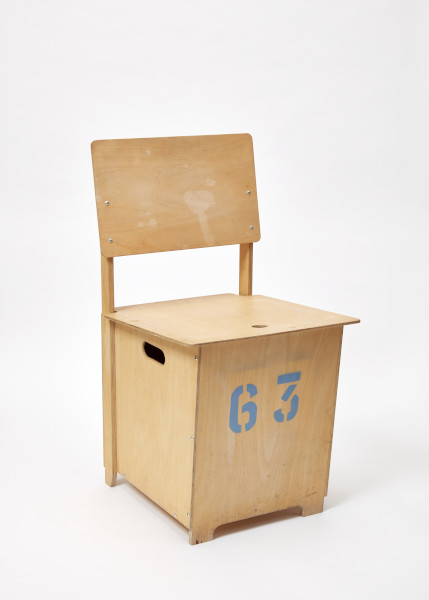 Box Chair, Michael Marriott, 1997. Crafts Council Collection: HC707. Photo: Stokes Photo Ltd.