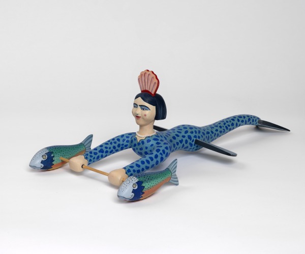 Flying Mermaid, David Swift, 1986, Crafts Council Collection: W73. Photo: Todd-White Art Photography.