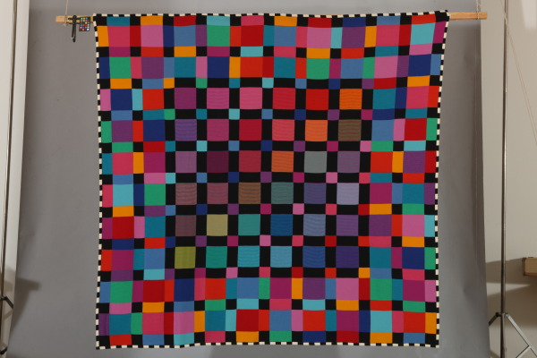 Knitted Blanket, Barbara Brown, 1984, Crafts Council Collection: T73. Photo: Heini Schneebeli.
