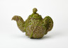 Cabbage Teapot, Jill Crowley, 1974, Crafts Council Collection: P206.1,P206.2. Photo: Stokes Photo Ltd.  