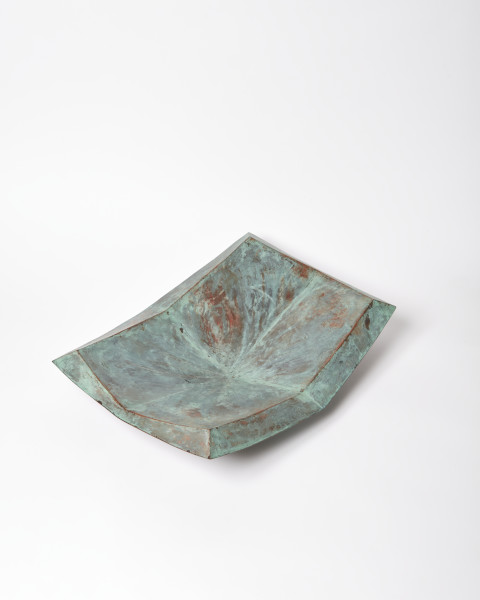 Welded Sheet Copper Bowl, Michael Savage, 1989. © Michael Savage. Crafts Council Collection: M42. Photo: Jon Stokes.