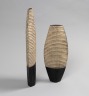 Striped Vessels, Malcolm Martin, 1998, Crafts Council Collection: W123, W124. Photo: Todd-White Art Photography.