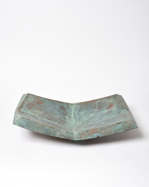 Welded Sheet Copper Bowl, Michael Savage, 1989. © Michael Savage. Crafts Council Collection: M42. Photo: Jon Stokes.