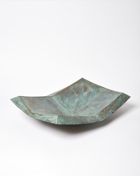 Welded Sheet Copper Bowl, Michael Savage, 1989. © Michael Savage. Crafts Council Collection: M42. Photo: Jon Stokes.