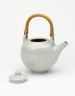 Teapot and Lid with Cane Handle, David Leach, 1976, Crafts Council Collection: P126. Photo: Relic Imaging Ltd