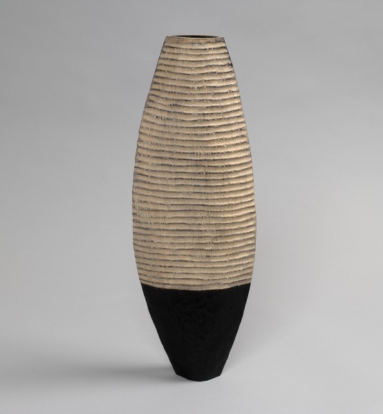 Striped Vessel, Malcolm Martin, 1998, Crafts Council Collection: W123. Photo: Todd-White Art Photography.