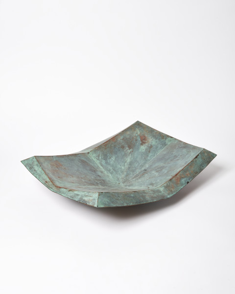 Welded Sheet Copper Bowl, Michael Savage, 1989. © Michael Savage. Crafts Council Collection: M42. Photo: Jon Stokes.